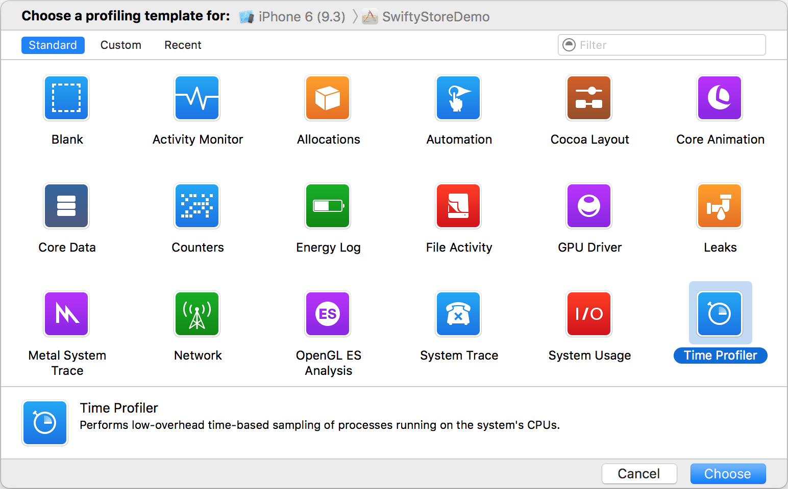 Xcode Instruments